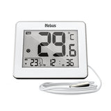 Mebus 01074 Elektronisk miljøtermometer Indendørs/udendørs Hvid