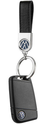 TROIKA VW Lederschlaufe Nøglering Sort