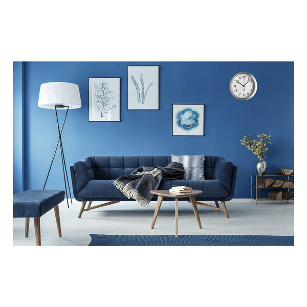 TFA-Dostmann 98.1091.02 Væg- og bordur Rund Aluminium, Hvid