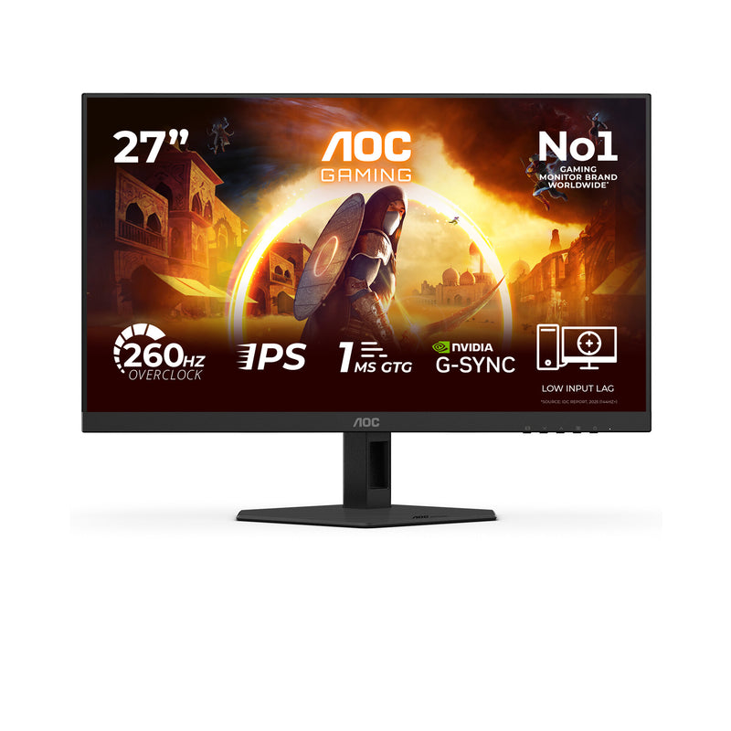 AOC G4 27G4ZRE computerskærm 68,6 cm (27") 1920 x 1080 pixel Fuld HD LED Sort, Rød