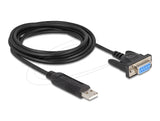 DeLOCK 67382 USB-kabel USB 2.0 1,8 m USB A Sort