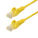 StarTech.com N6PAT100CMYLS netværkskabel Gul 1 m Cat6 U/UTP (UTP) Rund
