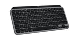 Logitech MX Keys Mini For Mac tastatur Hjemme/kontor Bluetooth AZERTY Fransk Sort, Grå