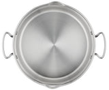 Tefal DUETTO+ G7196455 sovsegryde 10 L Rund Rustfrit stål