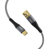 EFB Elektronik USB-AC-00005 USB-kabel USB 2.0 USB A USB C 0,48 Gbit/sek. 60 W Sort, Grå