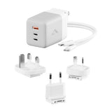 ALOGIC WCM3X100G oplader til mobil enhed Smartphone, Tablet Hvid Vekselstrøm Indendørs