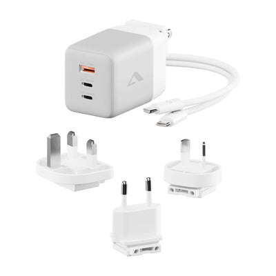 ALOGIC WCM3X100G oplader til mobil enhed Smartphone, Tablet Hvid Vekselstrøm Indendørs