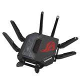 ASUS ROG Rapture GT-BE98 trådløs router 10 Gigabit Ethernet Quad-band (2.4 GHz / 5 GHz-1 / 5 GHz-2 / 6 GHz) Sort
