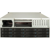 Inter-Tech 4U-4736 HDD kabinet Sort, Grå 2.5/3.5"