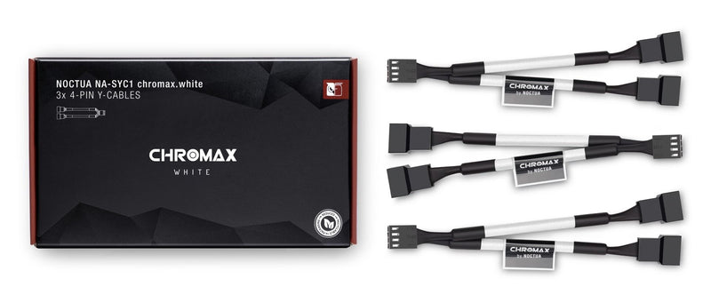 Noctua NA-SYC1 CHROMAX.WHITE Kabelforlængelse