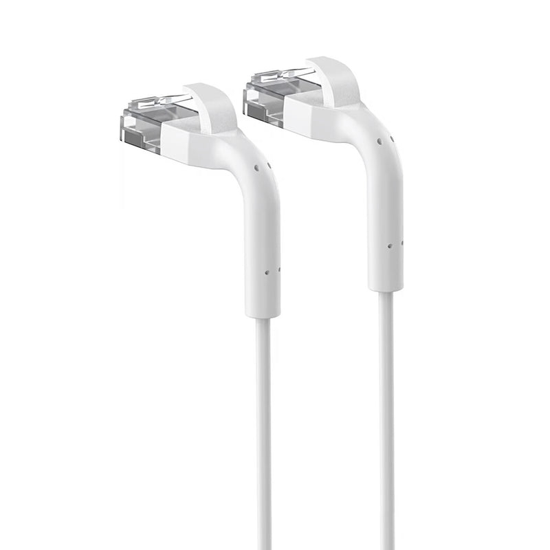 Extralink Kat.6 U/FTP 10m 1Gbps Biały | Patchcord LAN | Miedź Kabel sieciowy skrętka, łamana końcówka (EX.38954) netværkskabel Hvid Cat6 U/FTP (STP)