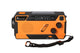 Extralink RADIO AWARYJNE SOLARNE Z KORBKA DYNAMO POWERBANK 4000MAH Z LATARKA SOS SR-4000 Bærbar Analog Sort, Orange