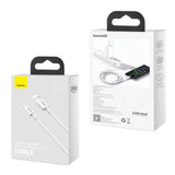 Baseus CATYS-A02 USB-kabel 2 m USB A USB C 0,48 Gbit/sek. 66 W Hvid