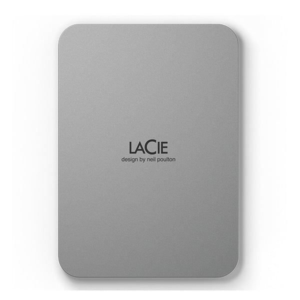 Seagate Lacie Mobile Drive ekstern harddisk 4 TB USB Type-C 3.2 Gen 1 (3.1 Gen 1) Sølv