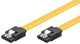Goobay 95025 SATA-kabel 1 m SATA 7-pin Gul