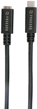 Prokord USBC-EXT3.1-1 USB-kabel USB 3.2 Gen 1 (3.1 Gen 1) 1 m Sort