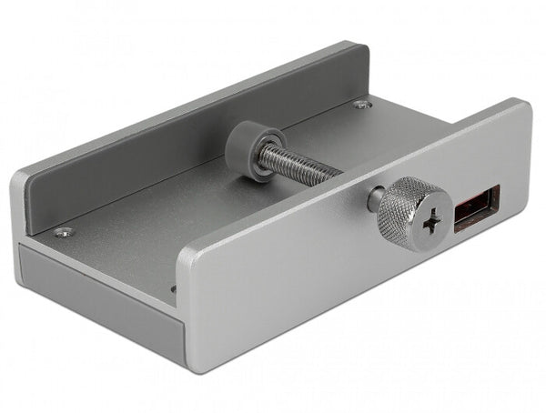 DeLOCK 64046 interface hub USB 3.2 Gen 1 (3.1 Gen 1) Type-A 5000 Mbit/s Sølv