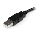 StarTech.com USBEXTAA6IN USB-kabel USB 2.0 0,152 m USB A 0,48 Gbit/sek. Sort