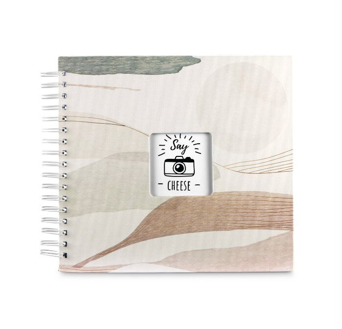 Hama Watercolor fotoalbum og arkbeskyttelse Brun 50 ark Spiral indbinding
