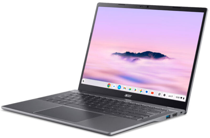 Acer Chromebook CBE594-2-TCO-373B Intel Core 3 100U 35,6 cm (14") WUXGA 8 GB LPDDR5-SDRAM 256 GB SSD Wi-Fi 7 (802.11be) ChromeOS Grå QWERTZ Tysk