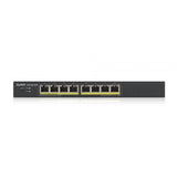 Zyxel GS1900-8HP v3 PoE Administreret L2 Gigabit Ethernet (10/100/1000) Strøm over Ethernet (PoE) Sort