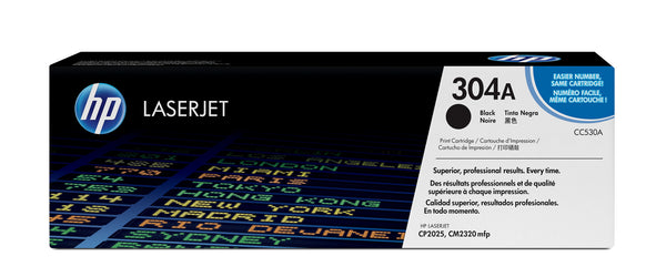 HP Original 304A LaserJet-tonerpatron, sort