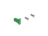 DeLOCK 91104 fiber adapter SC/SC 1 stk Hvid, Sølv, Grøn