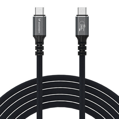 Wozinsky 5907769376726 USB-kabel USB4 Gen 2x2 2 m USB C 40 Gbit/sek. 240 W Sort