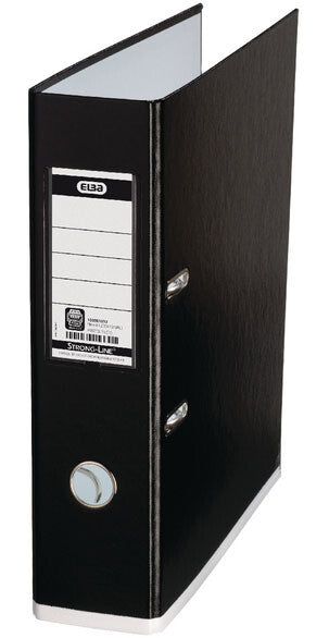 Elba 100081033 ringbind A4 Sort, Hvid
