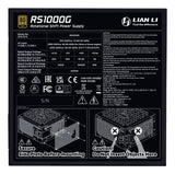 Lian Li RS1000G enhed til strømforsyning 1000 W 20+4 pin ATX ATX Sort