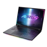 GIGABYTE AORUS MASTER 18 BYHC5DED65SP laptop Intel Core Ultra 9 275HX 45,7 cm (18") WQXGA 32 GB DDR5-SDRAM 2 TB SSD NVIDIA GeForce RTX 5080 Wi-Fi 7 (802.11be) Windows 11 Pro Tysk Sort