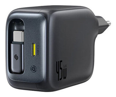 Baseus E0120G00 oplader til mobil enhed Smartphone, Tablet, Mobiltelefon Sort Vekselstrøm Hurtig opladning Indendørs
