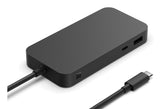 Microsoft Surface USB4 Dock Ledningsført Sort