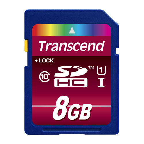 Transcend TS8GSDHC10U1 hukommelseskort 8 GB SDHC MLC Klasse 10