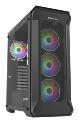 GENESIS Irid 505 ARGB Midi Tower Sort, Transparent
