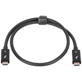 Akyga AK-USB-33 USB-kabel Thunderbolt 3 0,5 m USB C 40 Gbit/sek. 100 W Sort
