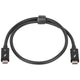 Akyga AK-USB-33 USB-kabel Thunderbolt 3 0,5 m USB C 40 Gbit/sek. 100 W Sort