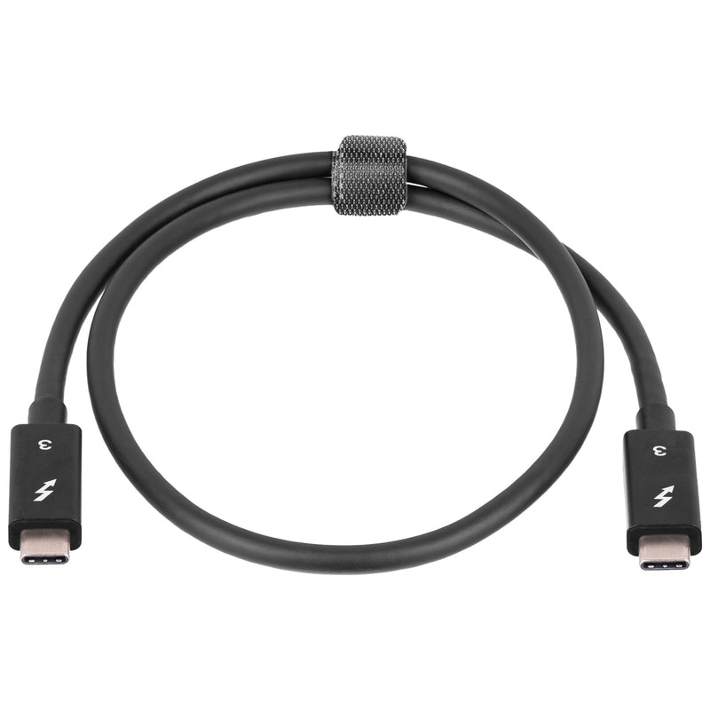 Akyga AK-USB-33 USB-kabel Thunderbolt 3 0,5 m USB C 40 Gbit/sek. 100 W Sort