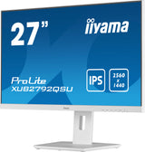 iiyama ProLite XUB2792QSU-W5 computerskærm 68,6 cm (27") 2560 x 1440 pixel Wide Quad HD LED Hvid