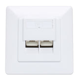 Intellinet 771900 stikkontakt 2 x RJ-45 Hvid