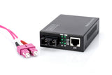 Digitus DN-82020-1 netværksomformer til medie 100 Mbit/s 1310 nm Multitilstand Sort
