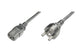 Digitus AK-440110-012-S el-ledning Sort 1,2 m CEE7/7 IEC C13