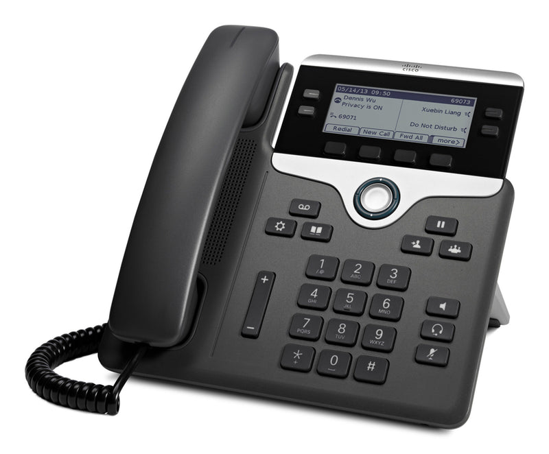 Cisco 7841 IP-telefon Sort, Sølv 4 Linier LCD