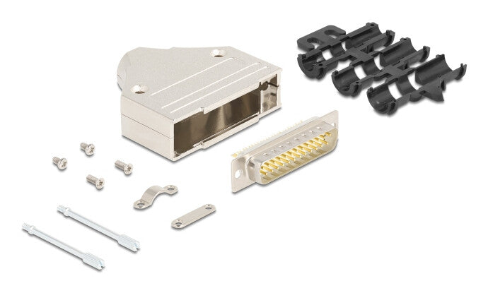 DeLOCK 67134 kabelsamler D-Sub (25-pin) Sølv