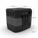 Inca IPW-45SA strømstik adapter Universel Sort
