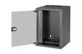 Digitus DN-49103 stativ 9U Vægmonteret stativ Sort