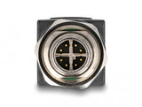 DeLOCK 60065 kabel kønsskifter M12 RJ-45 Sort