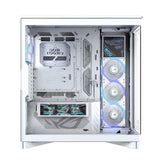ASUS ROG CRONOX GR801 CURVE TG ARGB WHITE Midi Tower Hvid