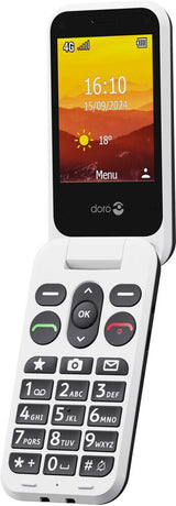 Doro Leva L30 7,11 cm (2.8") 142,7 g Sort, Hvid Feature telefon