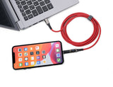 TROIKA CBL20/RD USB-kabel 2 m USB C USB C/Lightning 100 W Rød
